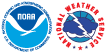 Logo Logo National Oceanic and Atmo­spheric Admin­istra­tion und National Weather Service